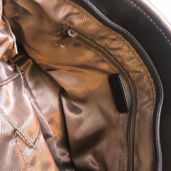 New! Super cute. Organize yourself w/this Pretty, Burlap, Silver, Brown NWOT - Picture 10 of 16